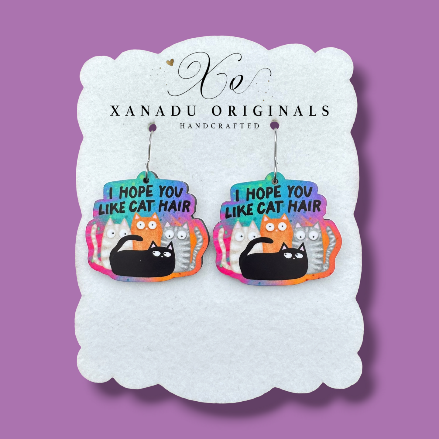 Cat Hair Earrings
