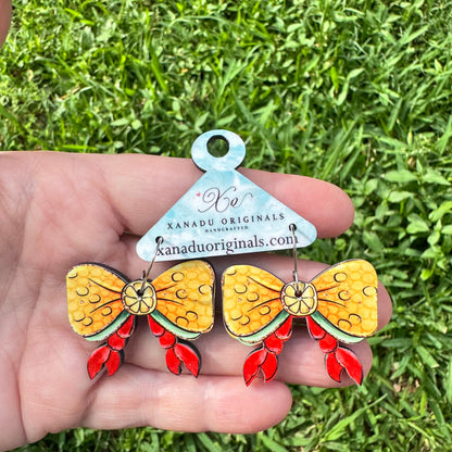 Corn and Crab Earrings