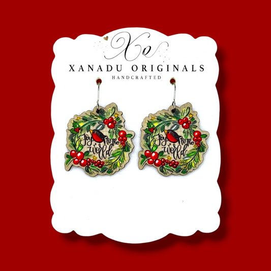 Joy To The World Dangle Earrings