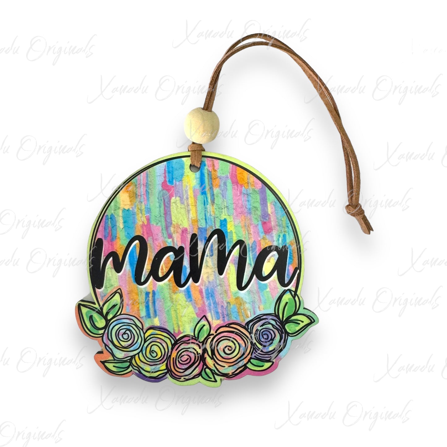 Mama Mint Leopard Car Charm Ornament