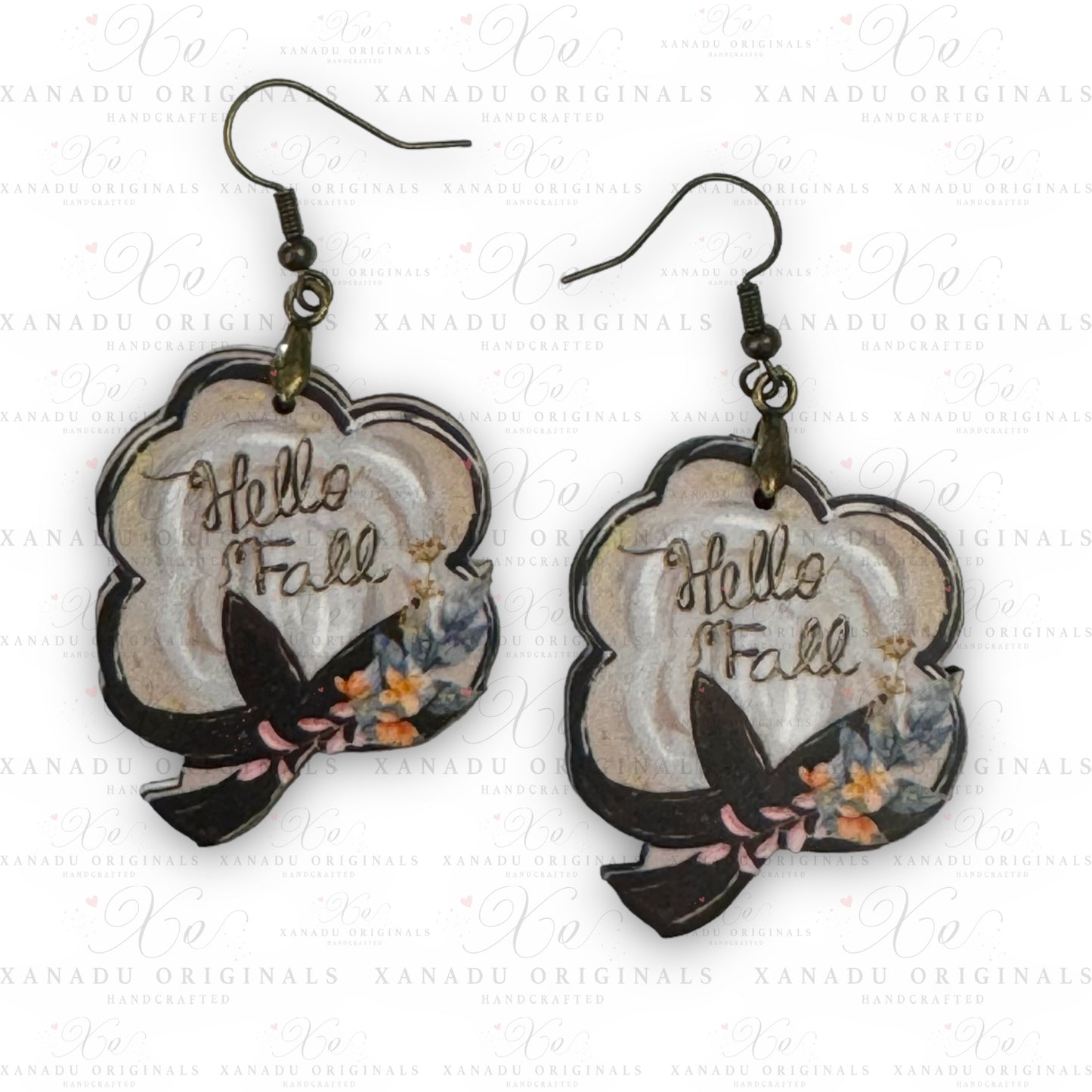 Fall Cotton Earrings