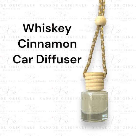 Whiskey/ Cinnamon Scent Car Air Freshener