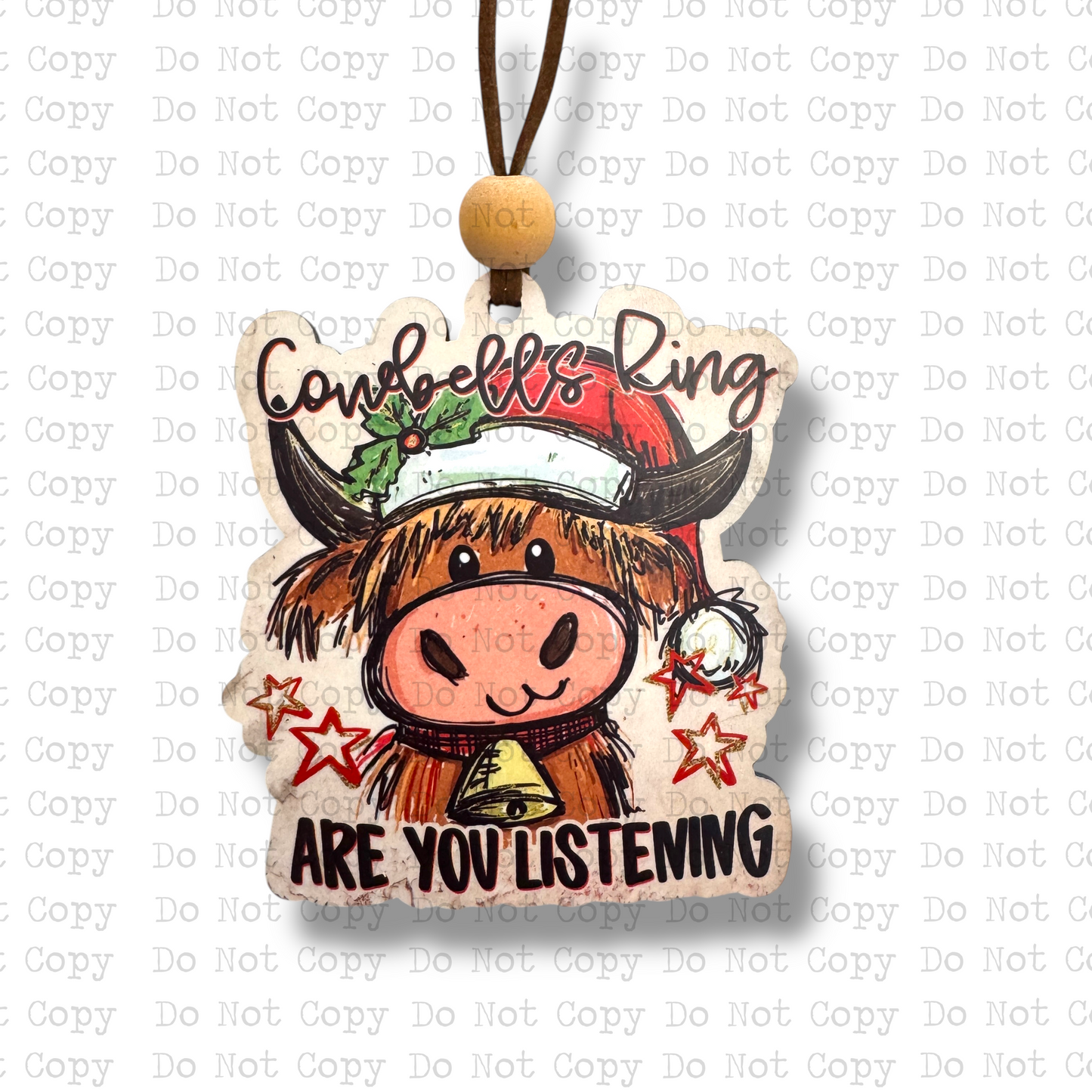 Cowbells Christmas Ornament