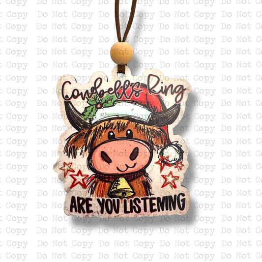 Cowbells Christmas Ornament