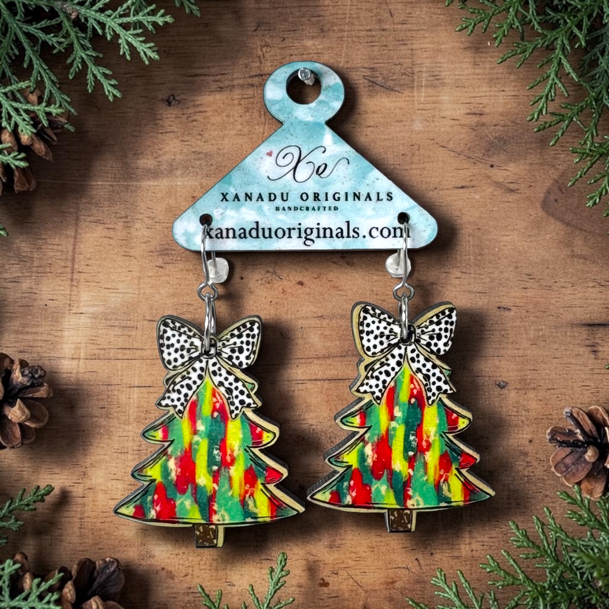 Preppy Traditional Tree Earrings