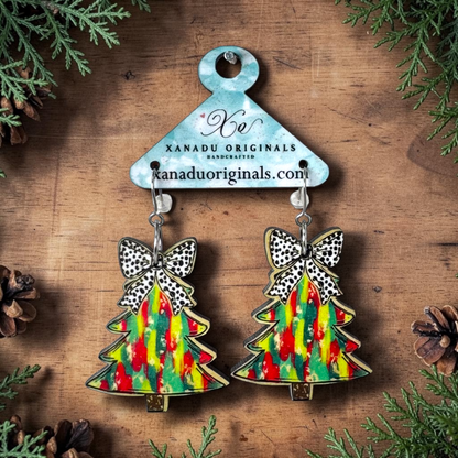 Preppy Traditional Tree Earrings