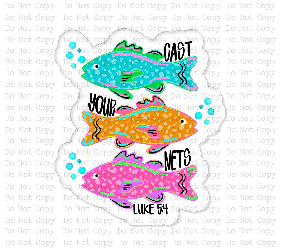 Cast Your Nets Magnet