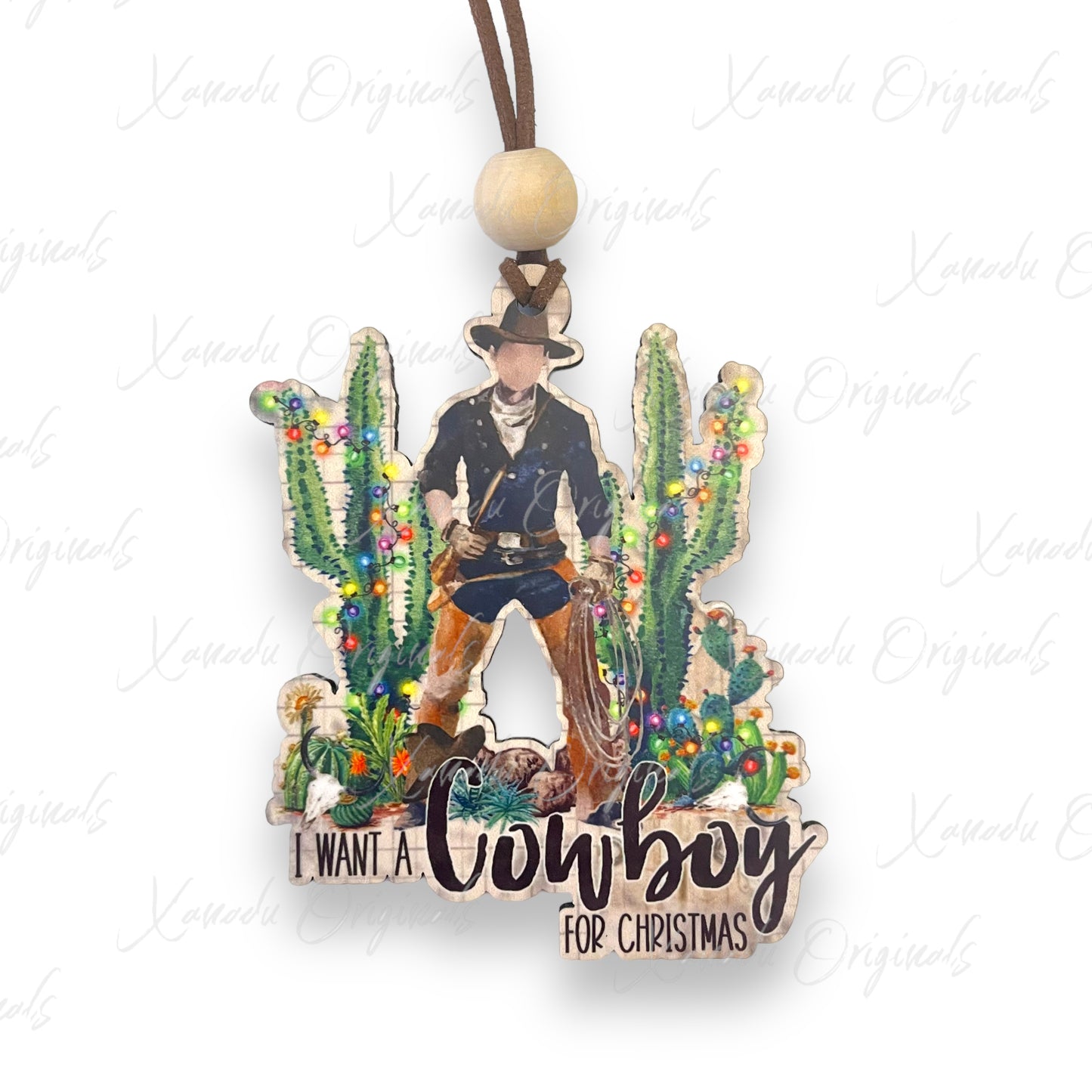 Cowboy For Christmas Ornament