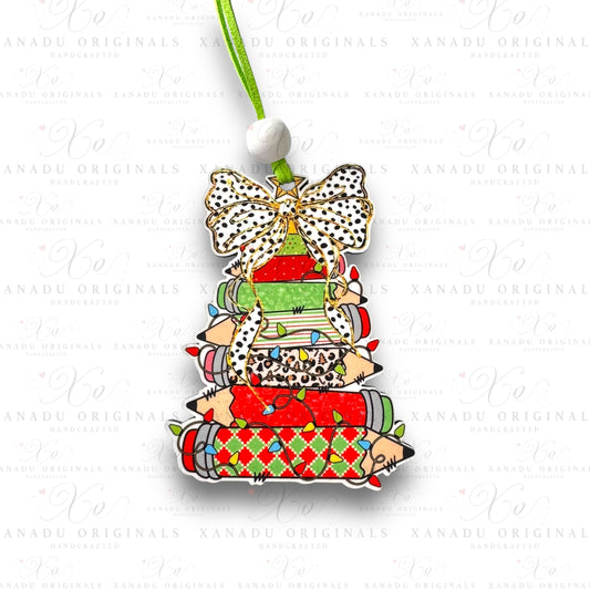 Christmas Pencil Tree Ornament