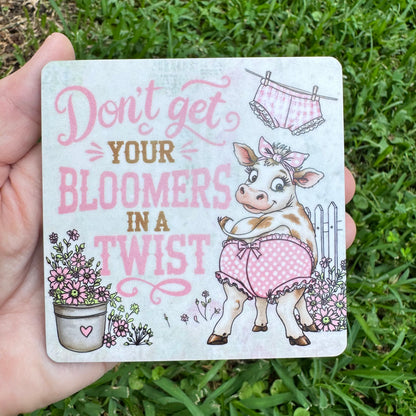 Don't Get Your Bloomers In A Twist Coaster