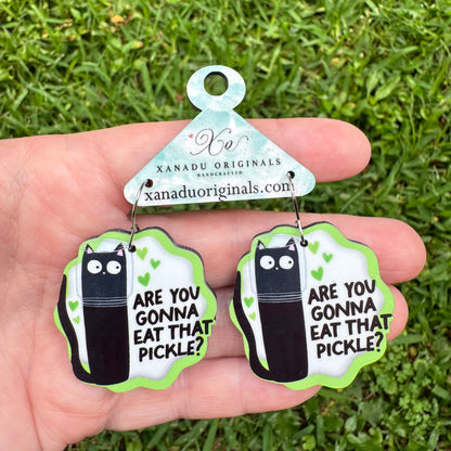 Are You Gonna Eat That Pickle Earrings
