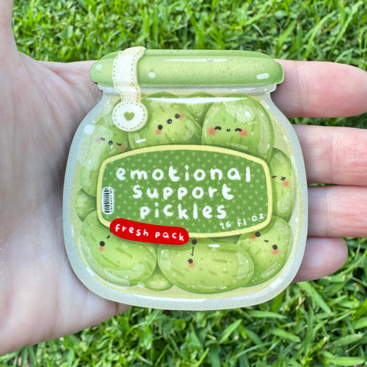 Emotional Support Pickles Magnet