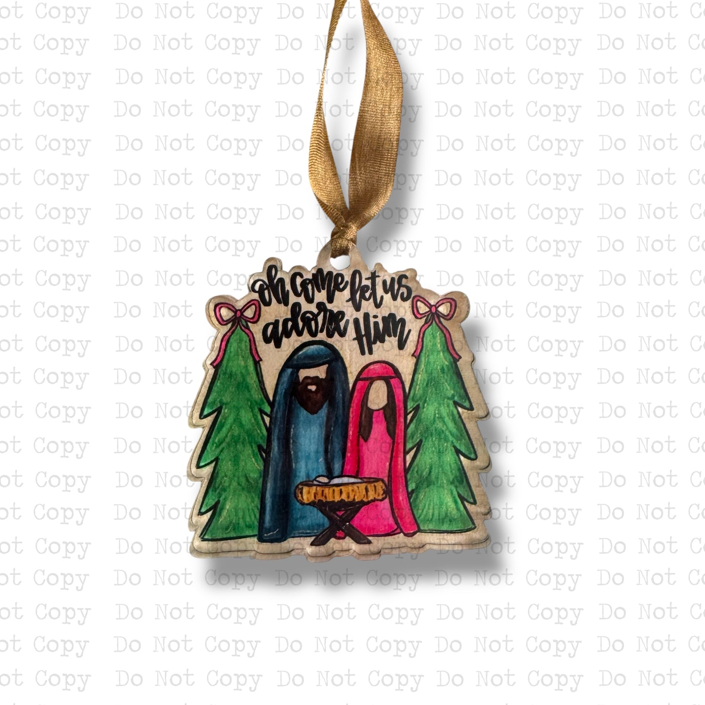 Adore Him Jewel Tone Mini Ornament