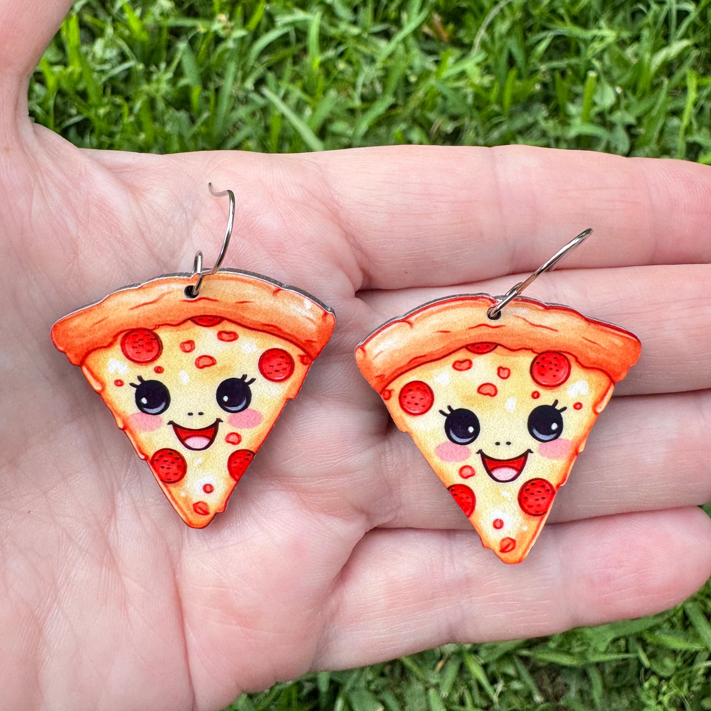 Happy Pizza Earrings