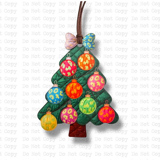 Patchwork Christmas Tree Ornament
