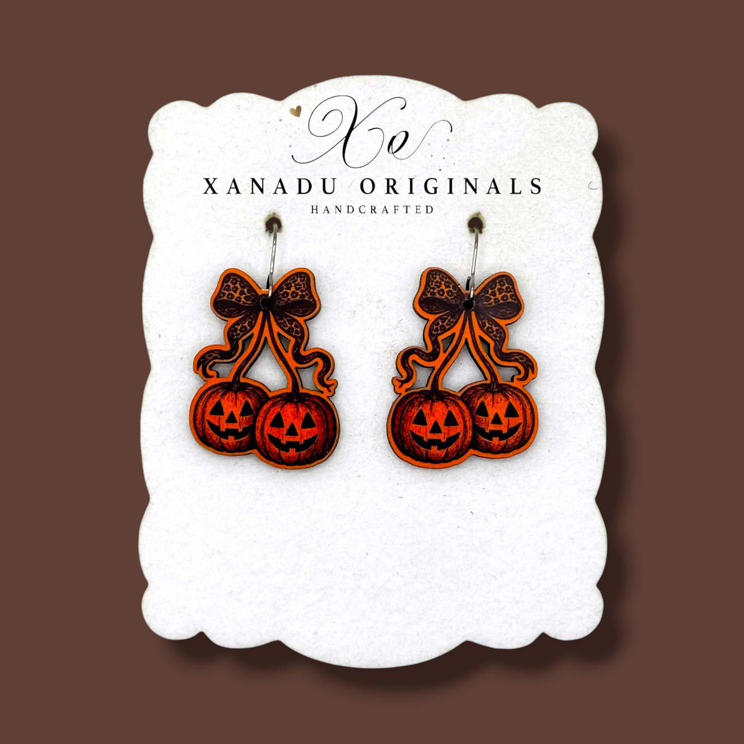 Coquette Pumpkin Earrings