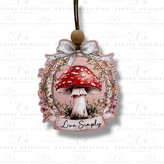 Live Simply Christmas Ornament