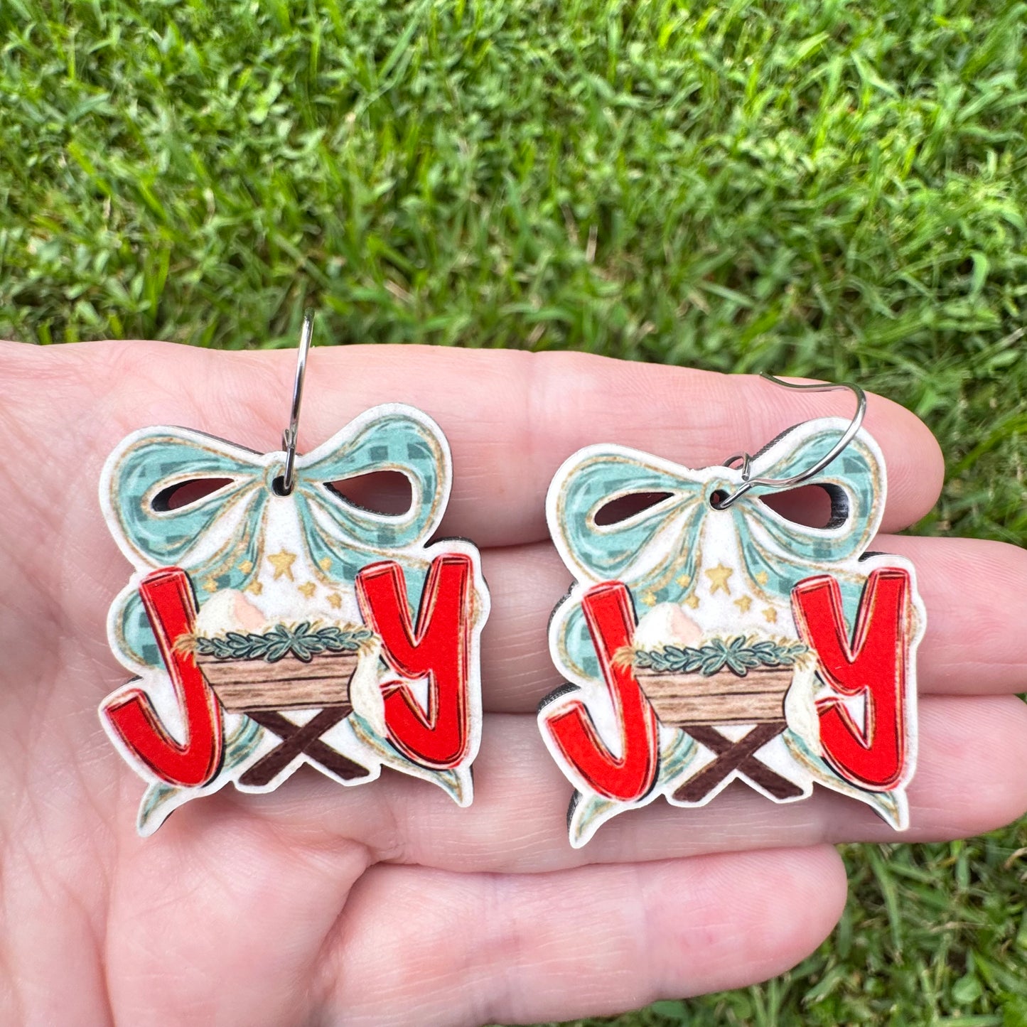 Joy Baby Jesus Earrings