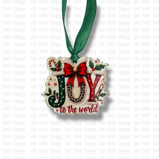 Joy To The World Mini Ornament