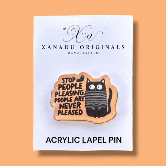 Stop People Pleasing Lapel Pin