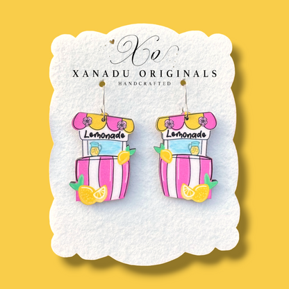 Lemonade Stand Dangle Earrings