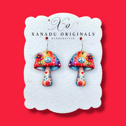 Mushroom Style 5 Earrings
