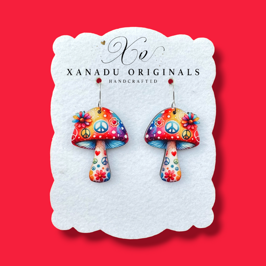 Mushroom Style 5 Earrings
