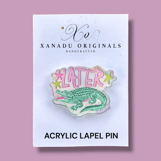 Later Gator Lapel Pin