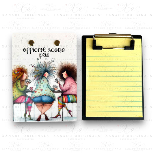 Official Score Pad Mini Clipboard