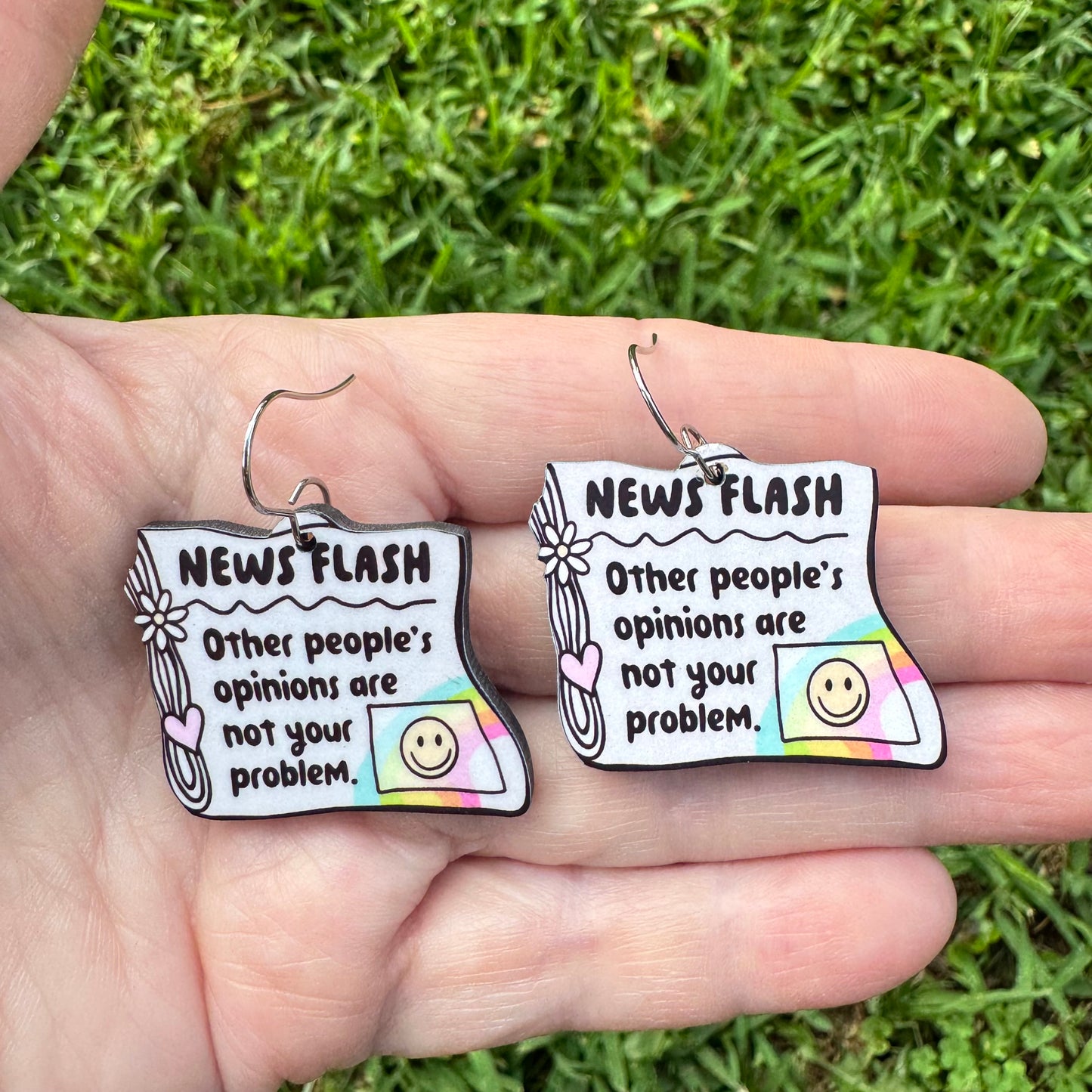 News Flash Earrings