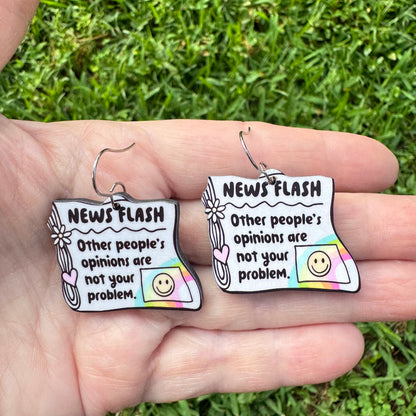 News Flash Earrings