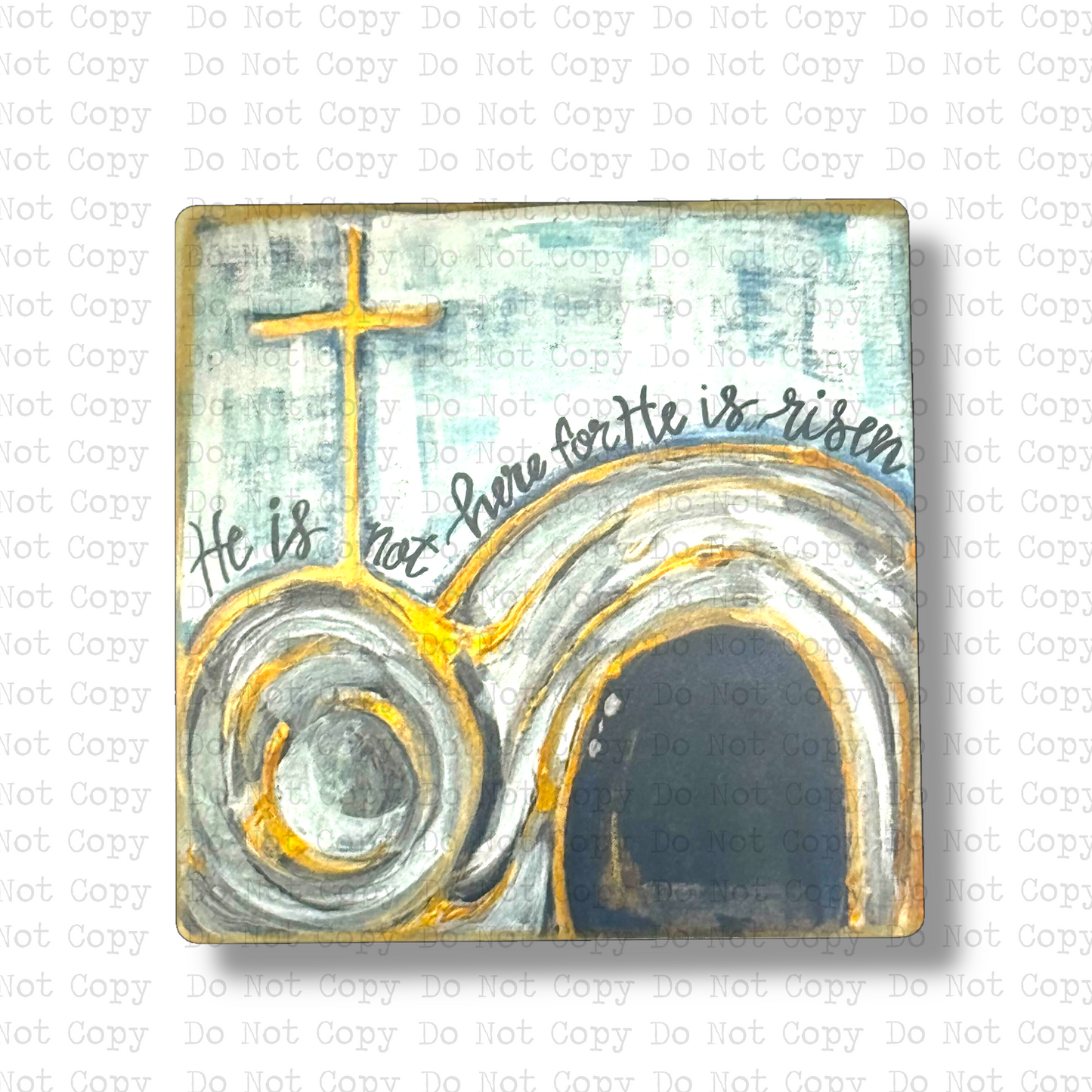 He Is Not Here He is Risen Magnet
