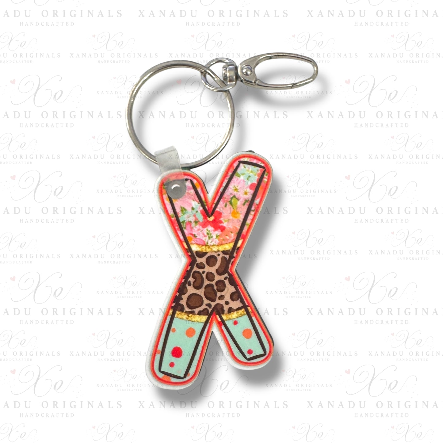 Blooming Safari Alpha Keychains (A-Z) | Bag Tag