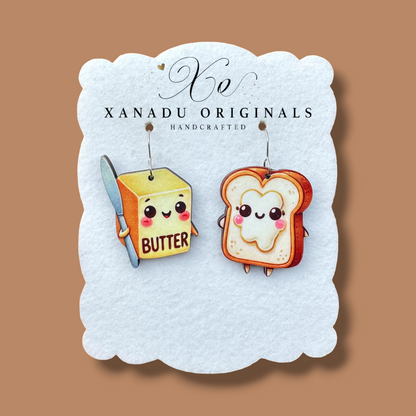 Butter To My Bread Earring