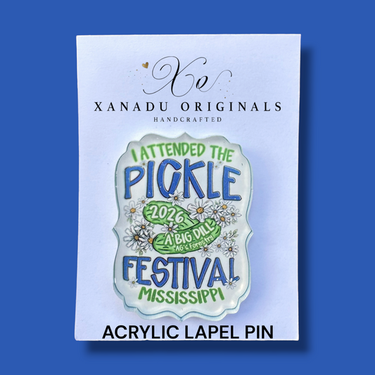 2026 Mississippi Pickle Fest Lapel Pins