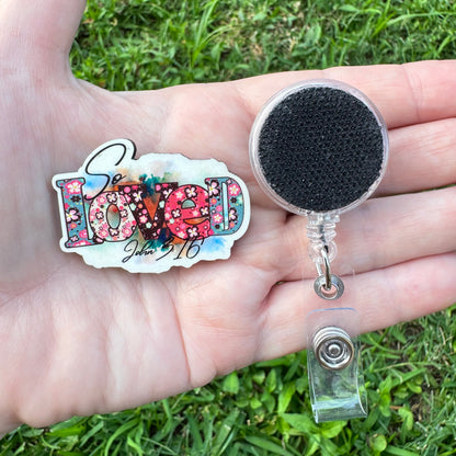 So Loved Retractable Badge Reel
