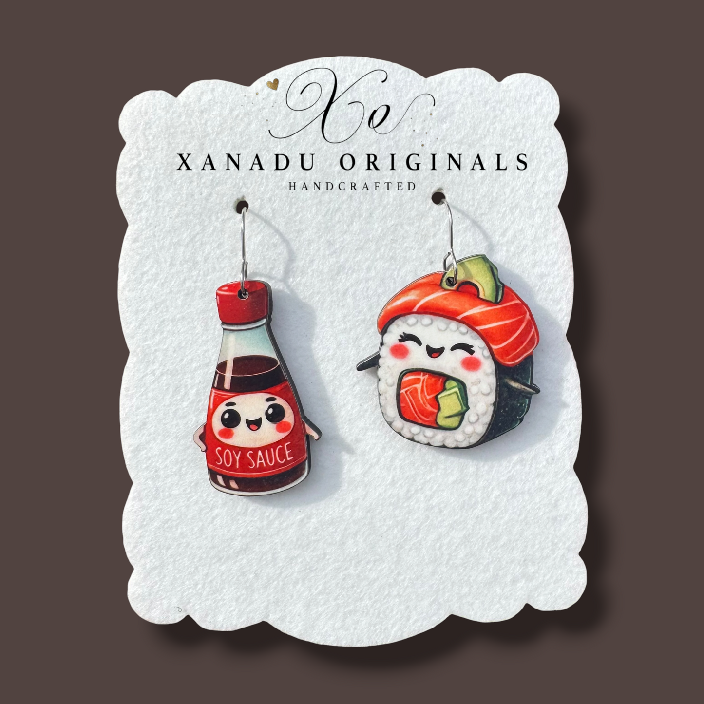 Soy Sauce To My Sushi Earring