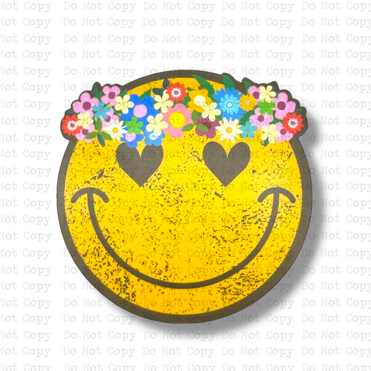 Flower Child Smiley Magnet