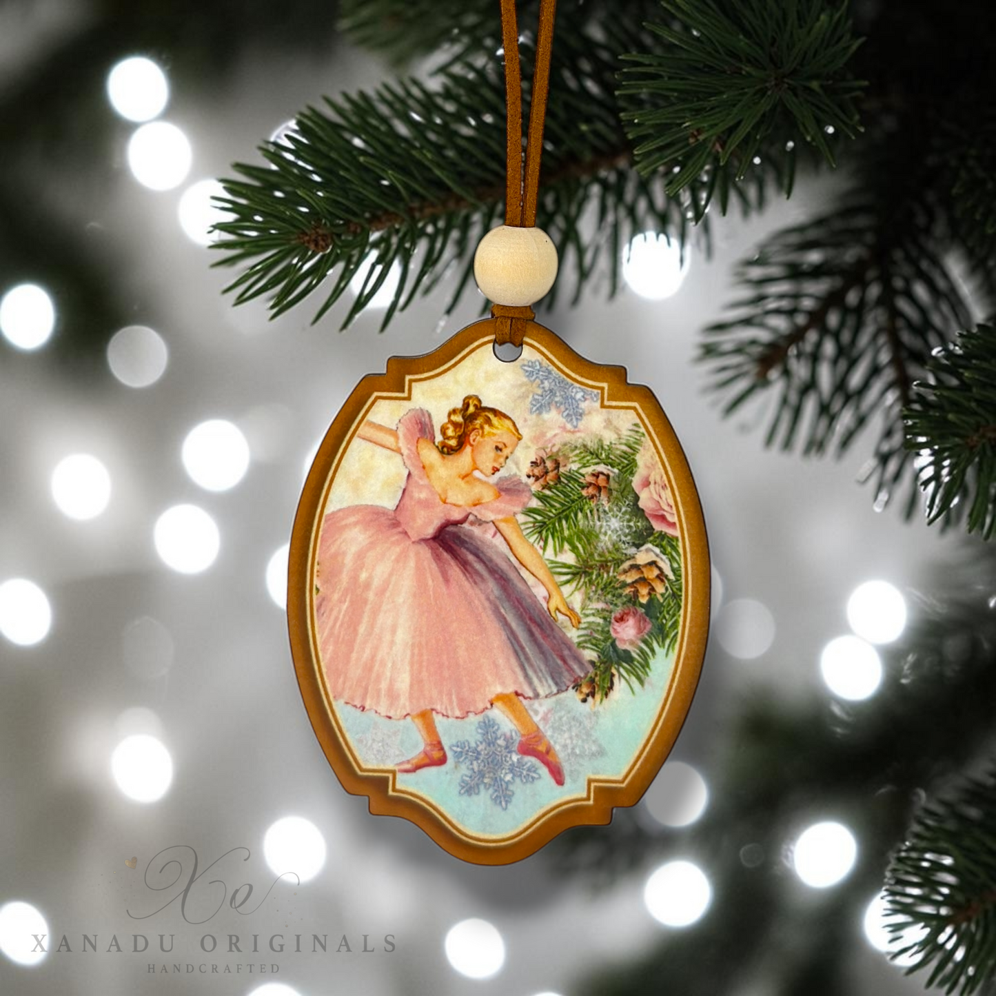 Ballerina Heirloom Christmas Ornament