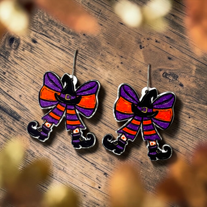 Witch Legs Dangle Earrings