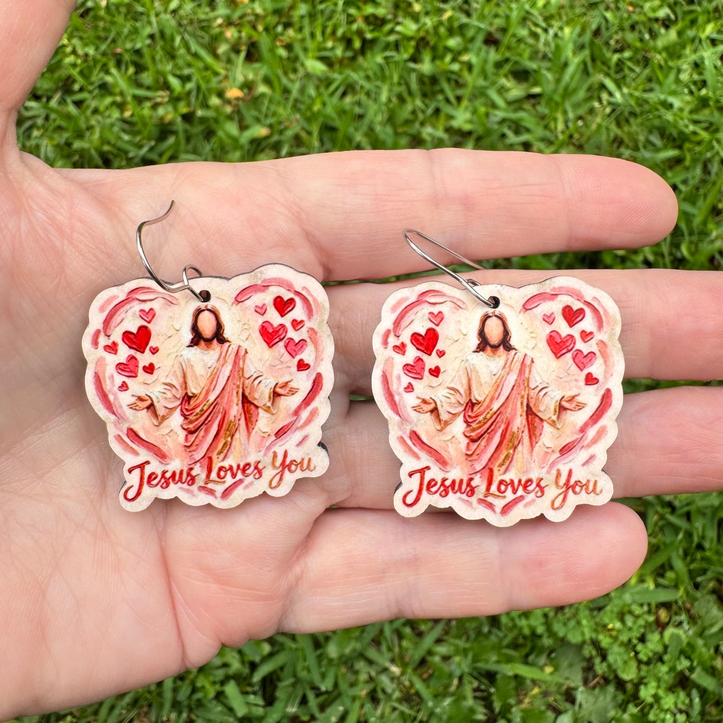 Jesus Loves You Earrings