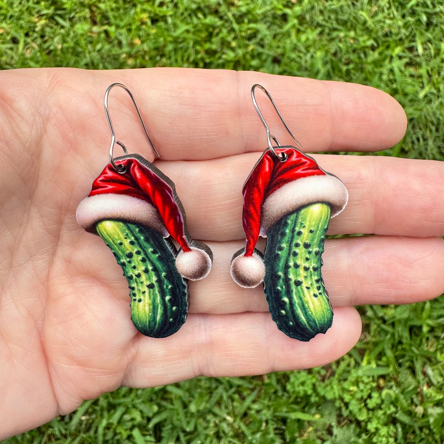 Christmas Pickle Earrings