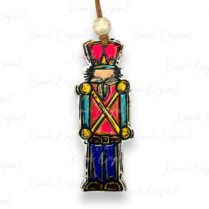 Hand Drawn Nutcracker Ornament