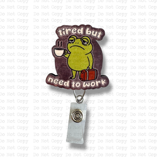 Need To Work Interchangeable Badge Button with Reel Option
