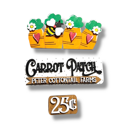 Carrot Patch Interchangeable Wood Sign | DIY