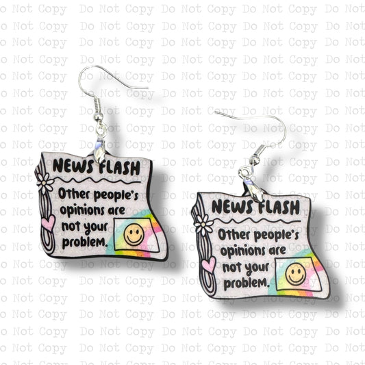 News Flash Earrings