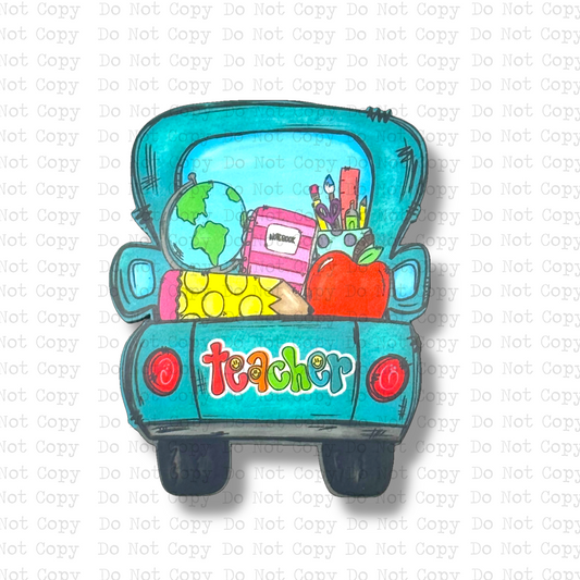 Teacher Truck Magnet