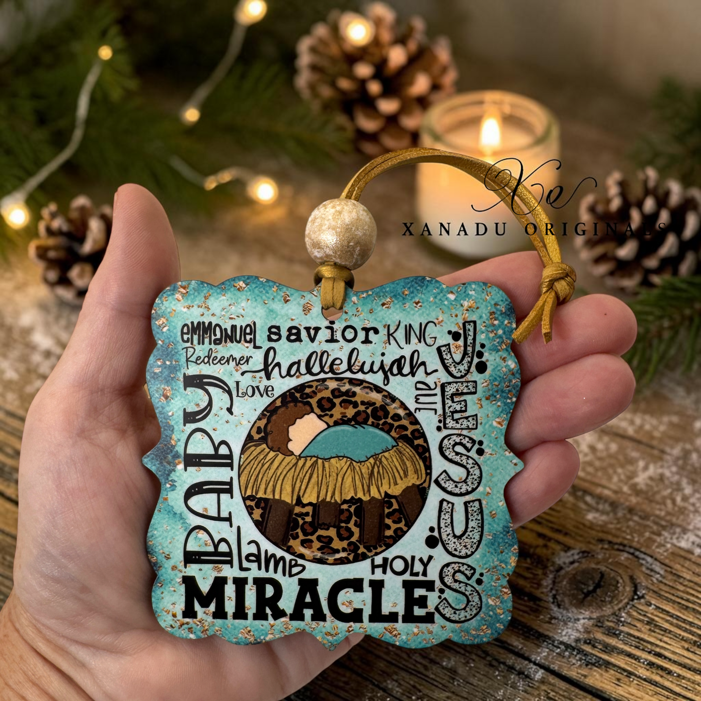 Baby Jesus Miracle Christmas Ornament
