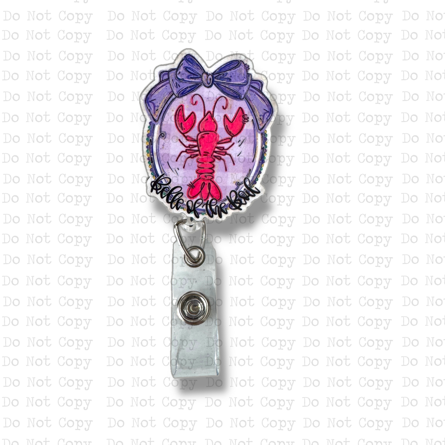 Belle Of The Boil Interchangeable Badge Button with Reel Option