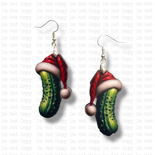 Christmas Pickle Earrings